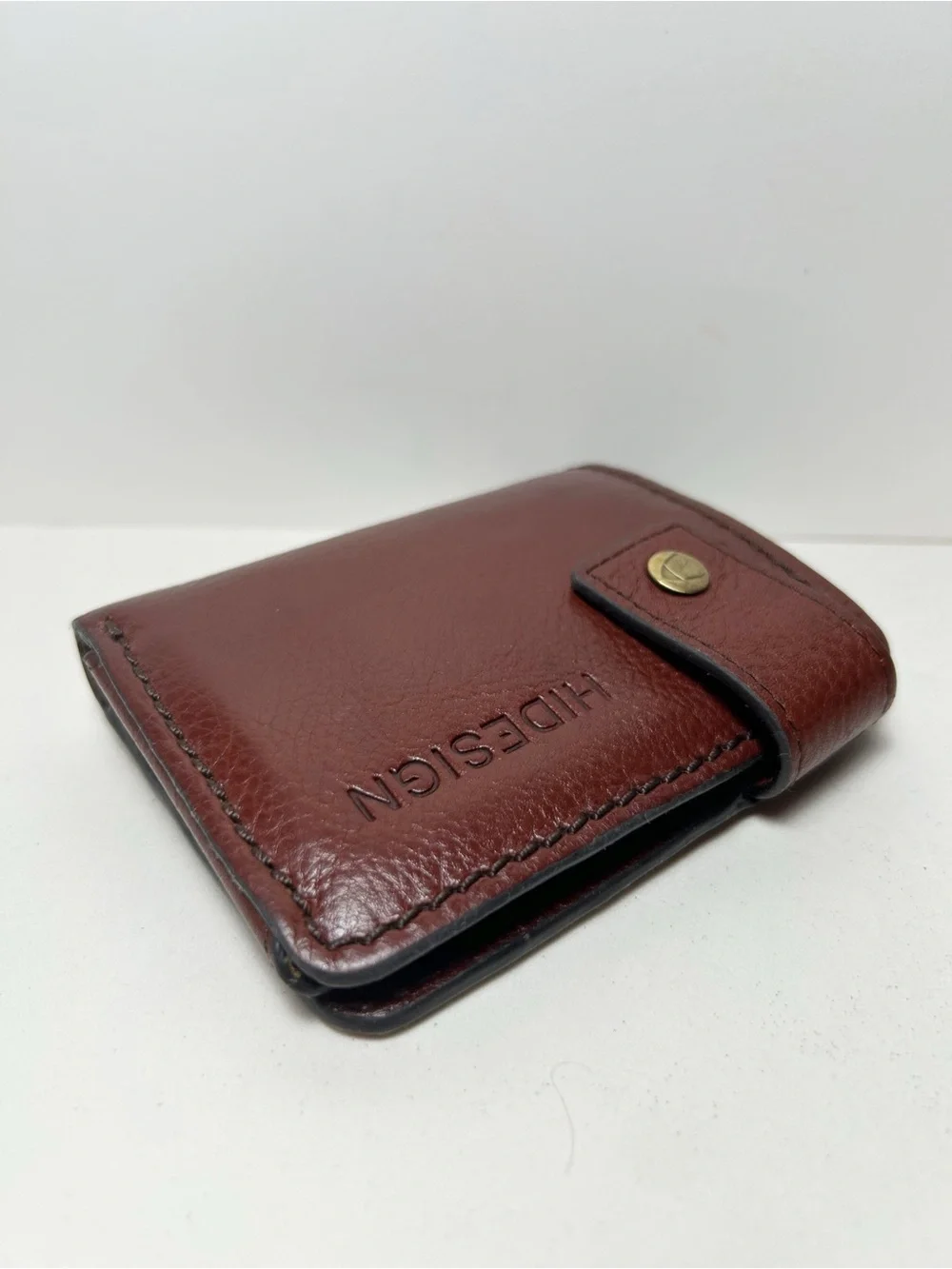 Hidesign Bose W2 Men's Genuine Brown Leather Wallet, Rebels Collection, EUC